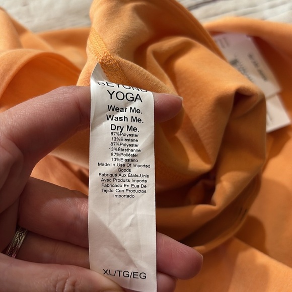 NWT Beyond Yoga Orange Spacedye Caught In The Midi Leggings sz XL - Picture 8 of 10